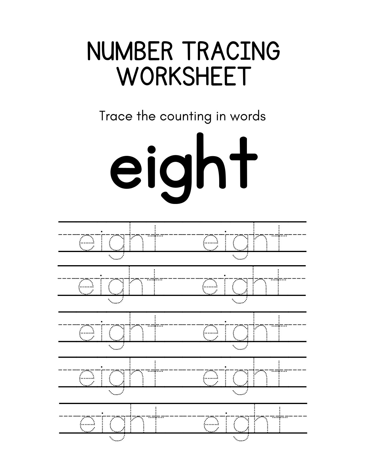 Number Tracing