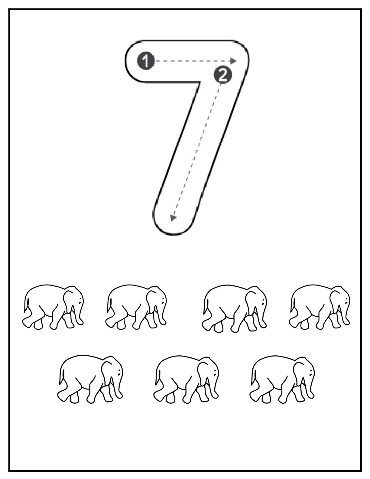 Tracing Numbers till 100