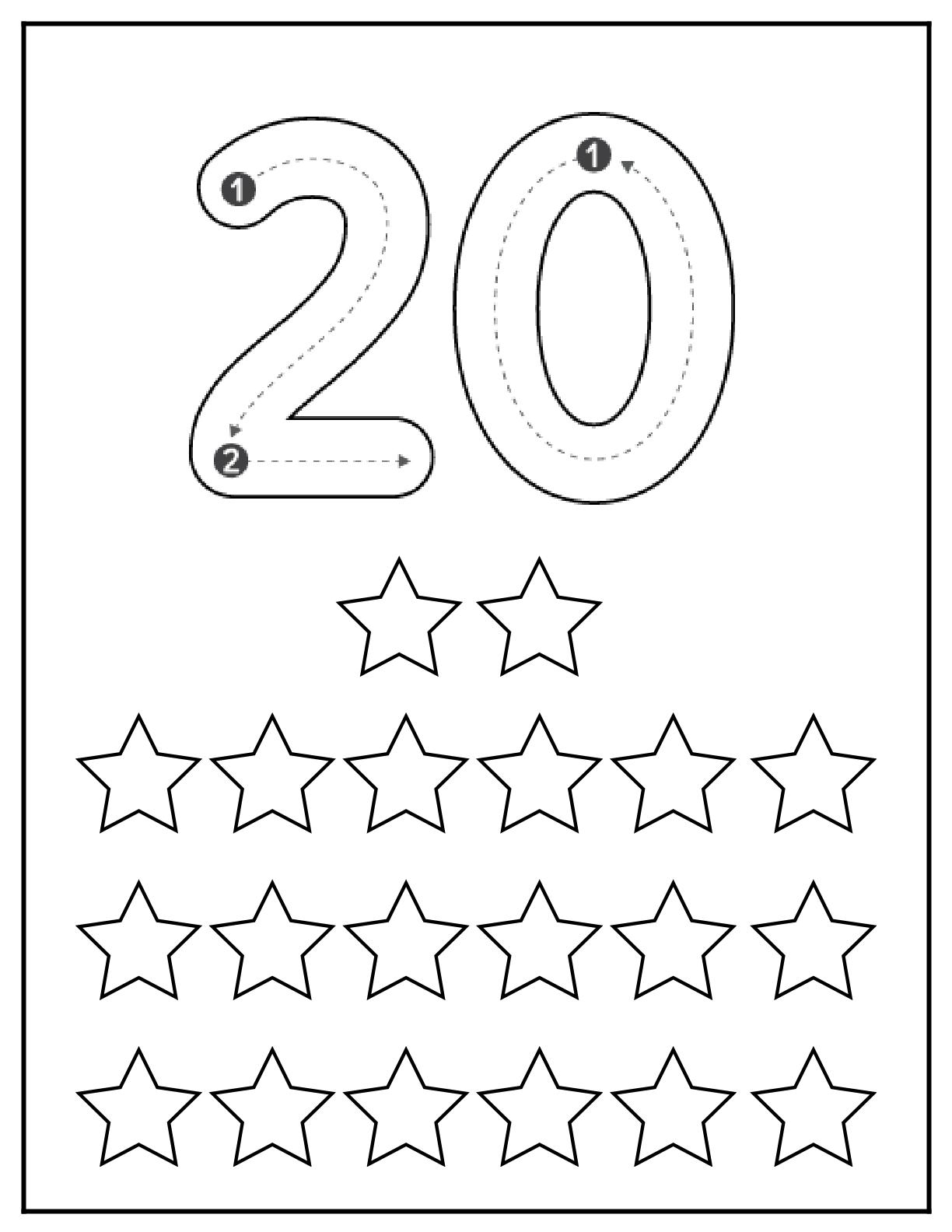 Tracing Numbers till 100