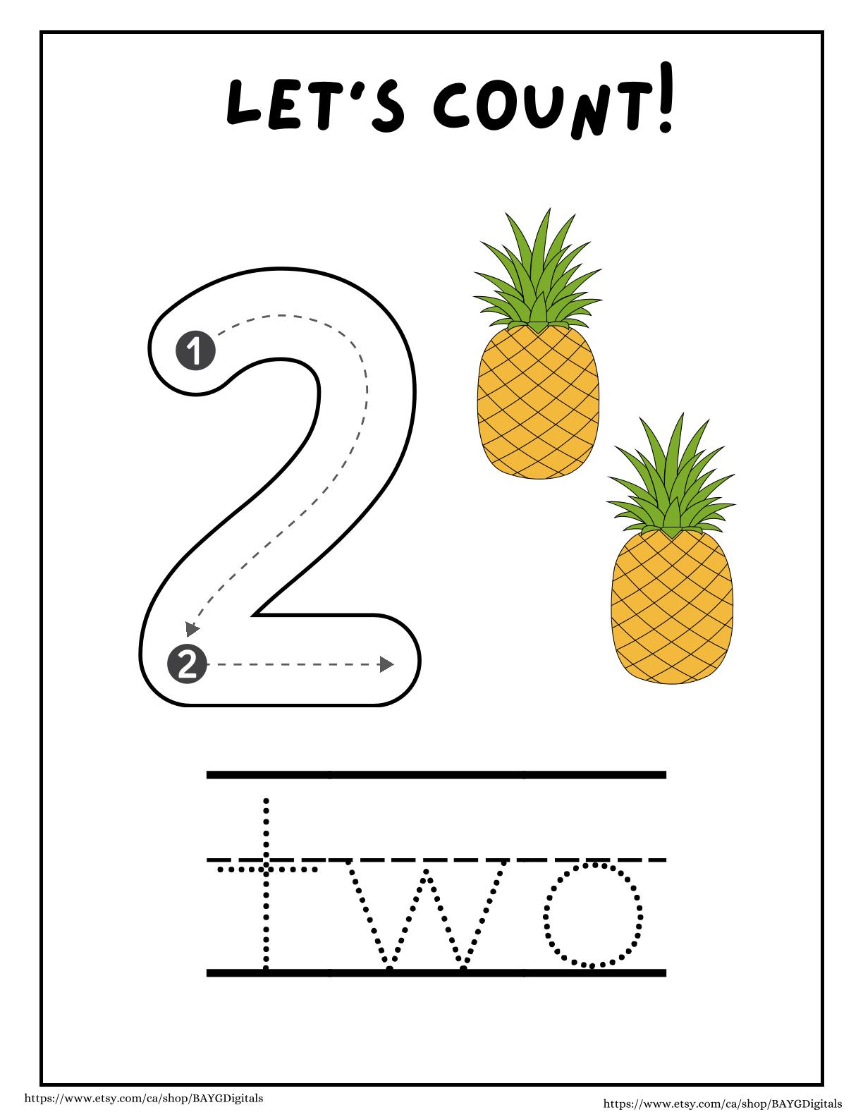 Tracing Numbers 