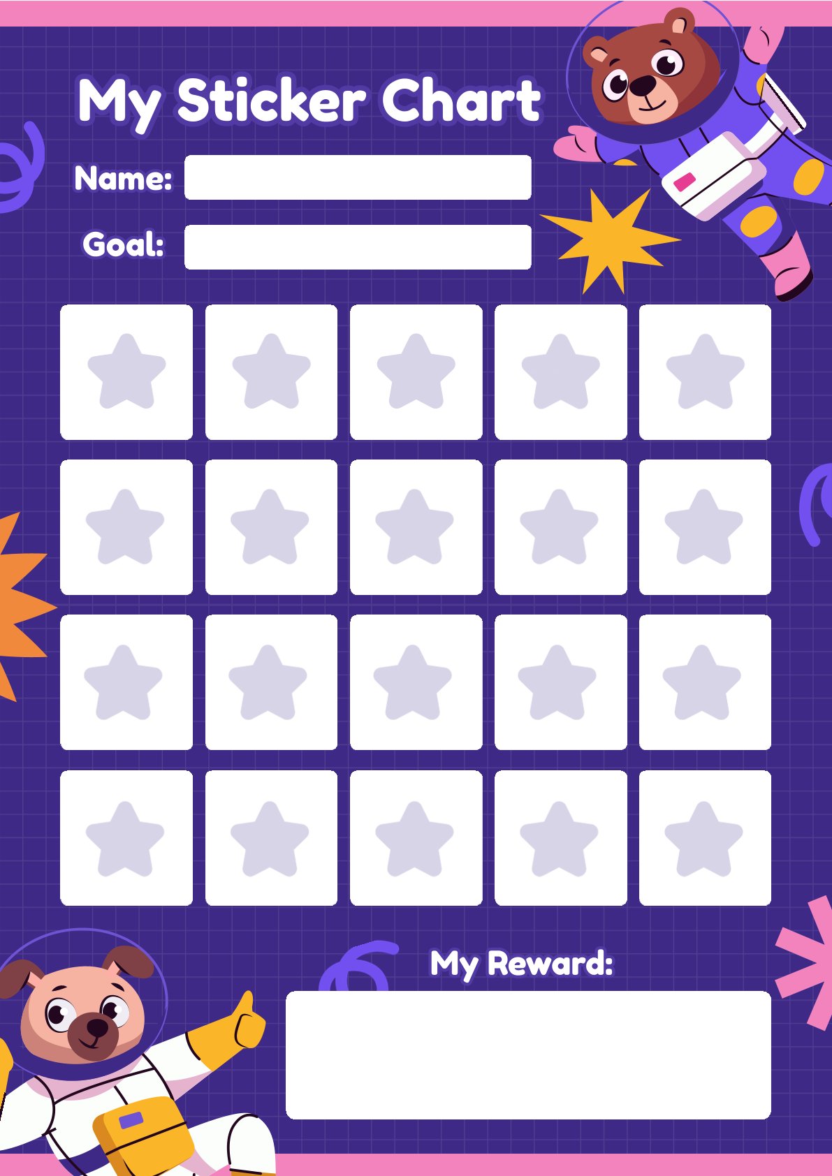 Kids Rewards Chart